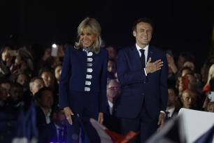 马克龙赢得法国总统选举 发表胜选演讲