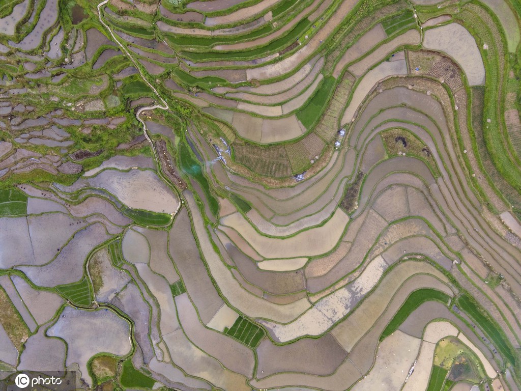贵州最美梯田层层叠叠绚丽如画卷