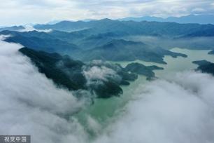 江西萍乡：山口岩国家湿地公园云雾缭绕