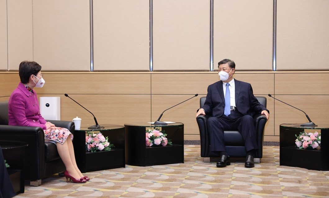 习近平会见林郑月娥