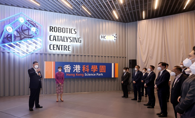 习近平考察香港科学园