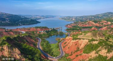 山西运城：平陆黄河岸边风景如画
