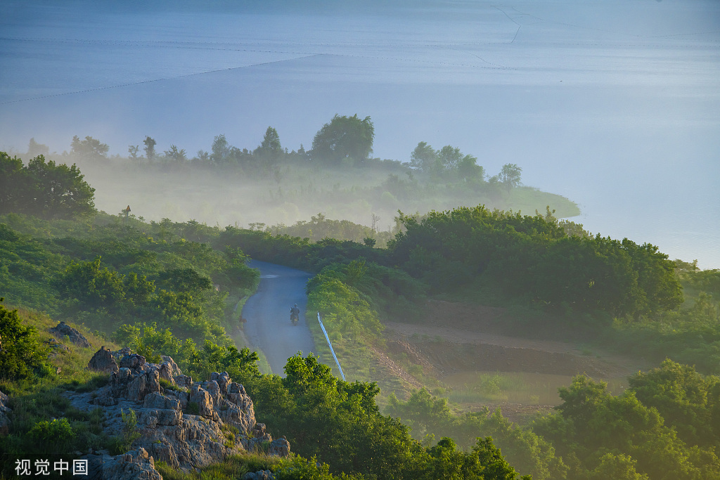 大连：东风水库云海翻涌