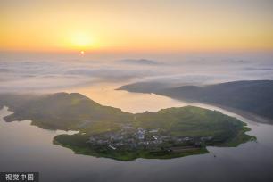 大连：东风水库云海翻涌