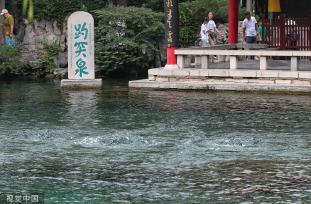 济南：趵突泉“喝饱” 地下水位持续回升