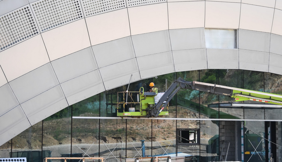 航空轮胎大科学中心主体建筑完工