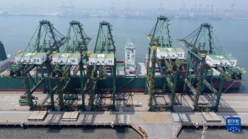 天津港上半年吞吐量实现“双增长”