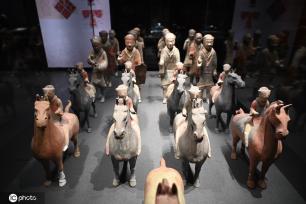 一大波秦始皇陵兵马俑亮相上海