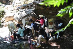 河南林州：写生产业为传统村落增添活力