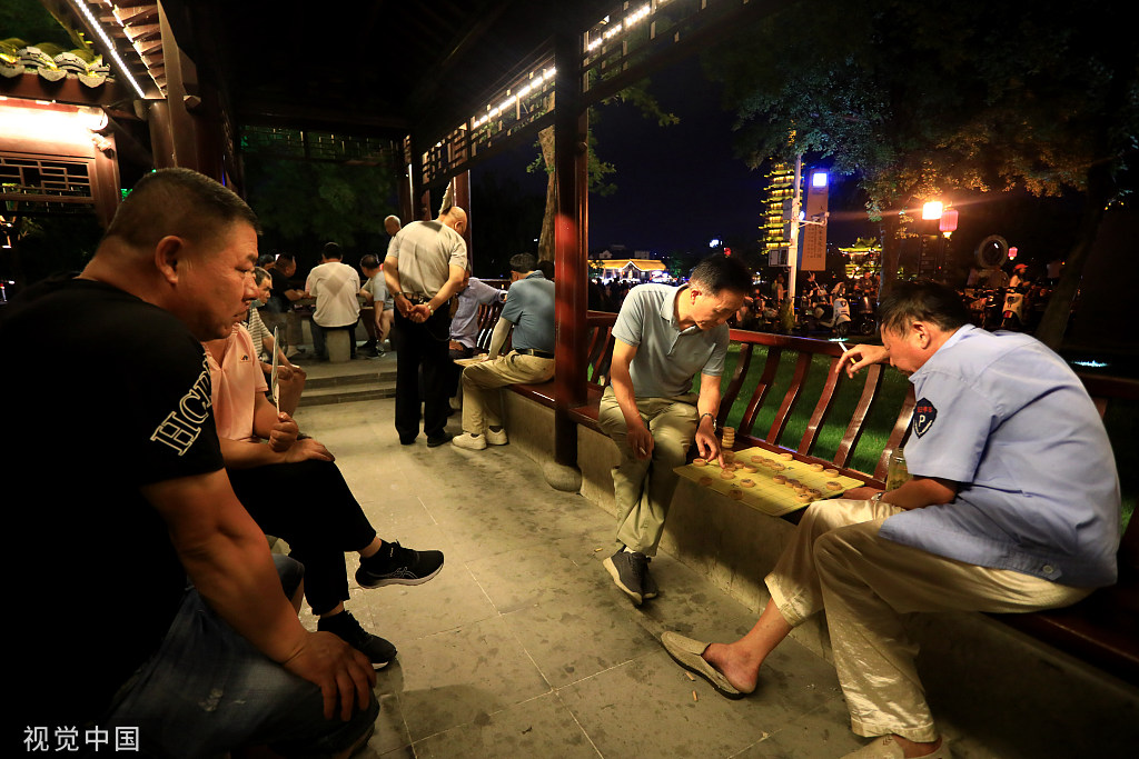 江苏淮安：里运河畔夜经济升温