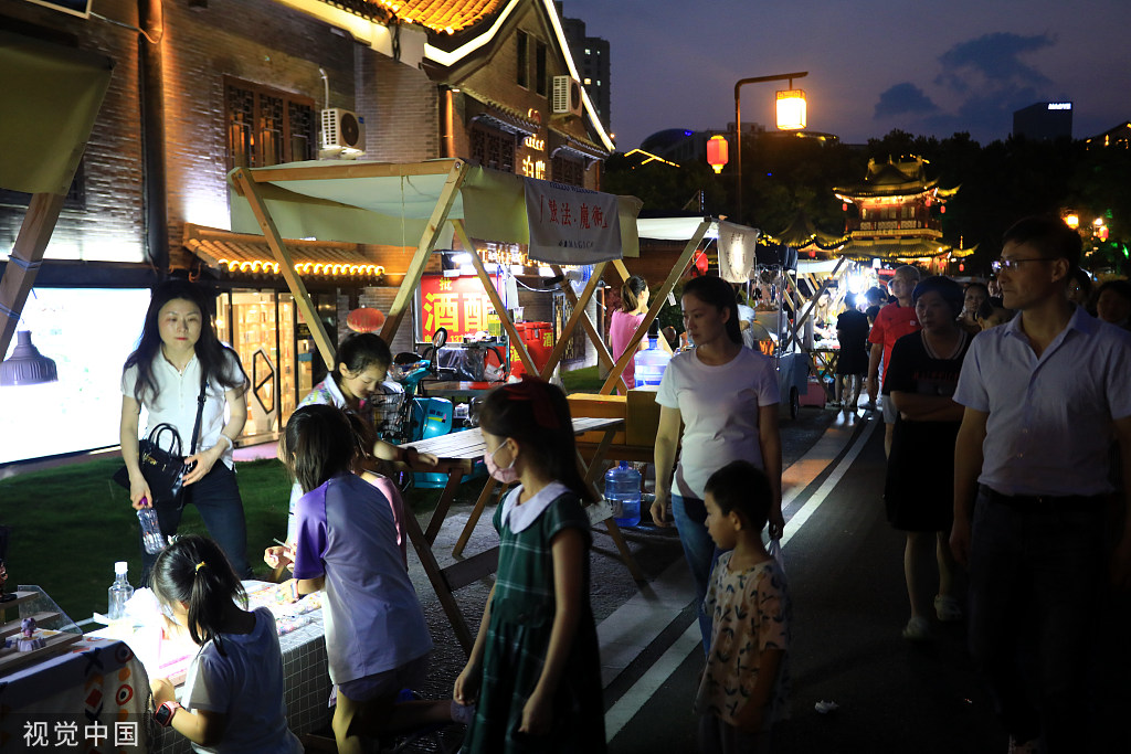 江苏淮安：里运河畔夜经济升温