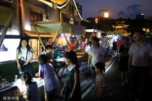 江苏淮安：里运河畔夜经济升温