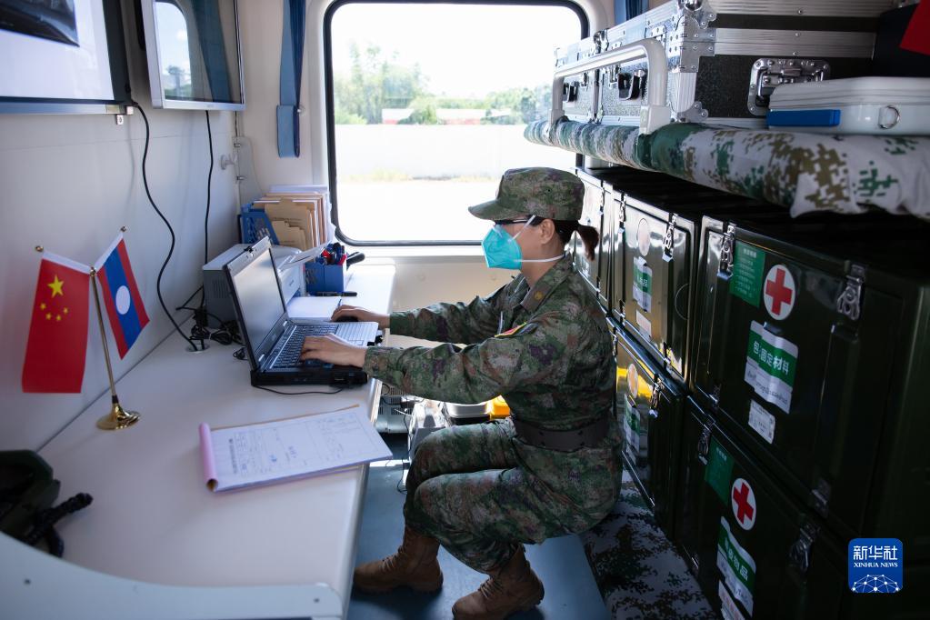 中老“和平列车-2022”人道主义医学救援联合演习开幕