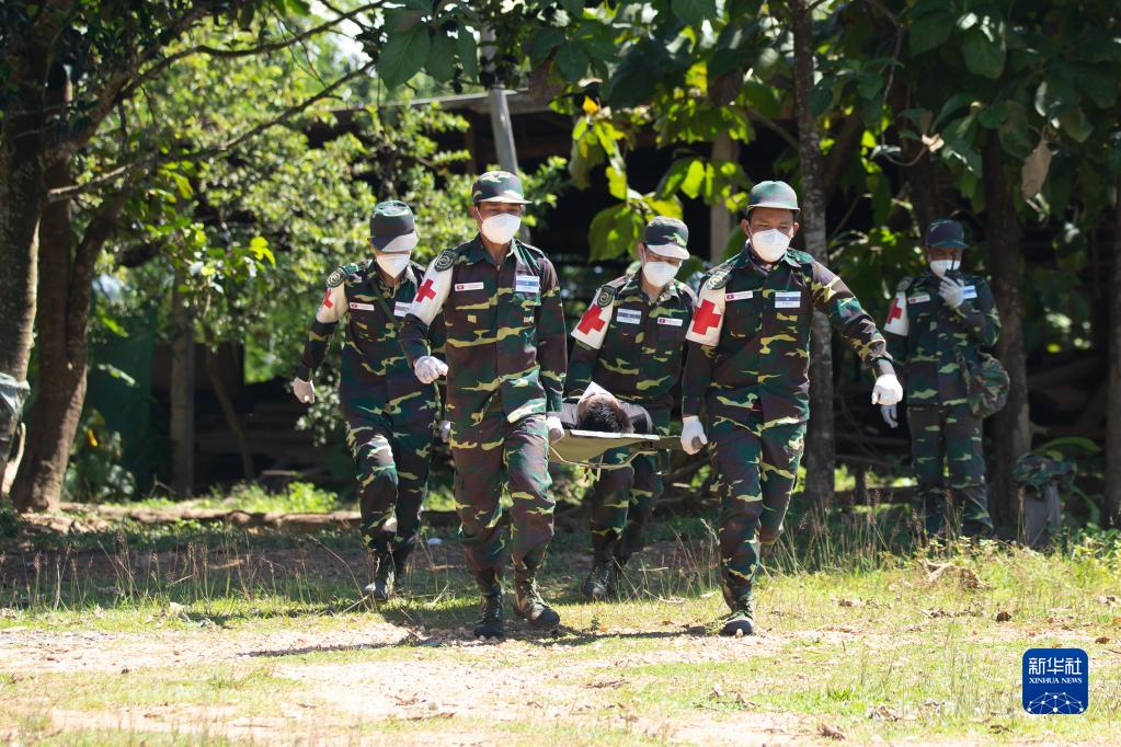 中老“和平列车-2022”人道主义医学救援联合演习开幕