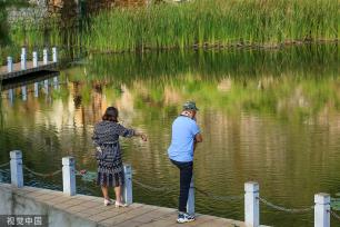 云南个旧：守绿增金 废弃矿山变身生态公园