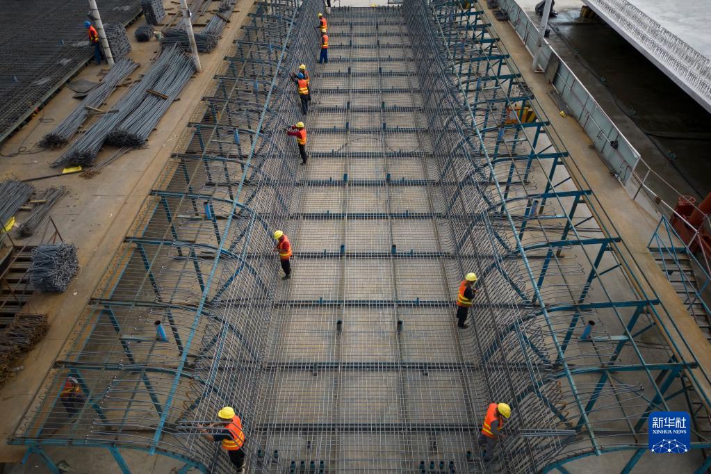 哈伊高铁施工忙