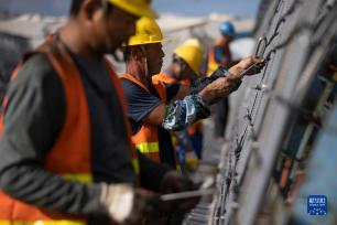 哈伊高铁施工忙