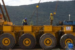 哈伊高铁施工忙