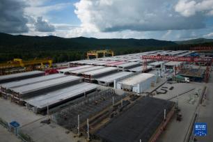 哈伊高铁施工忙