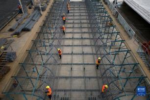 哈伊高铁施工忙