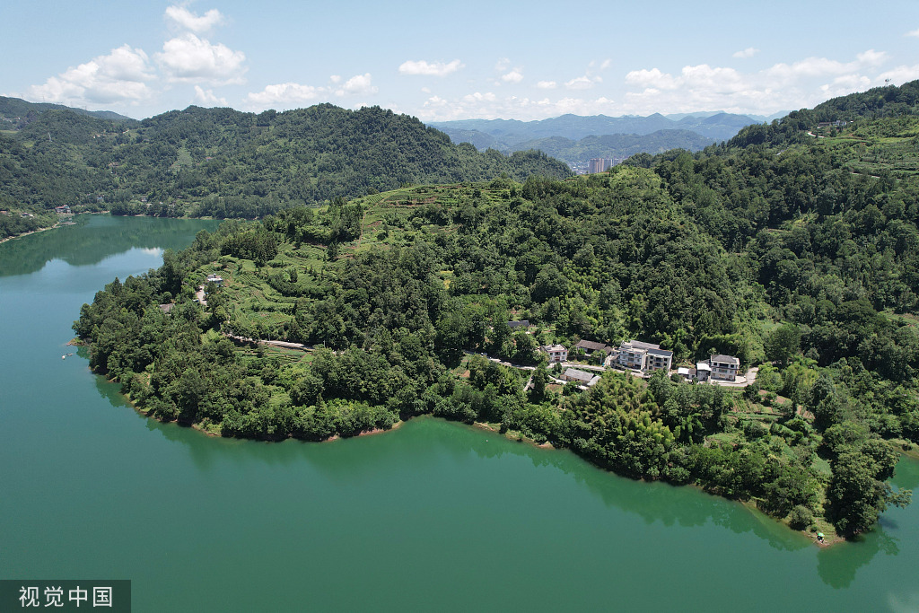 湖北恩施：贡水河湿地公园绘就生态画卷