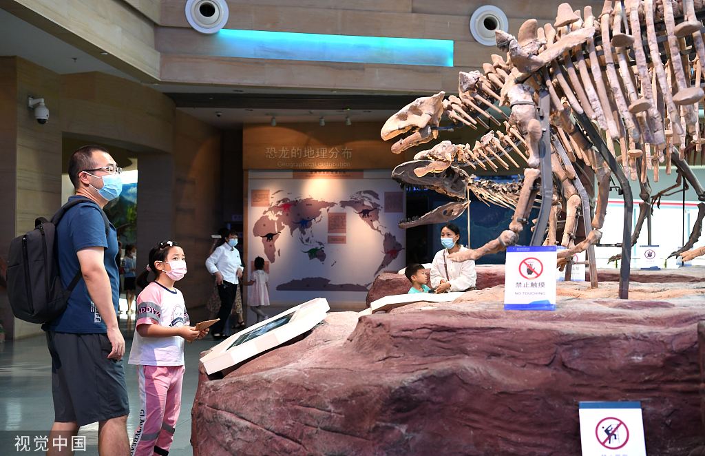 合肥：暑期期间孩子畅游博物馆