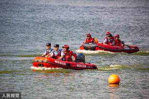 江苏海安开展水域公共安全实战演练