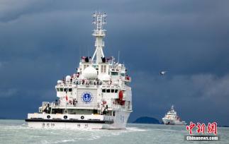 “海巡06”轮开展巡航搜救一体化行动