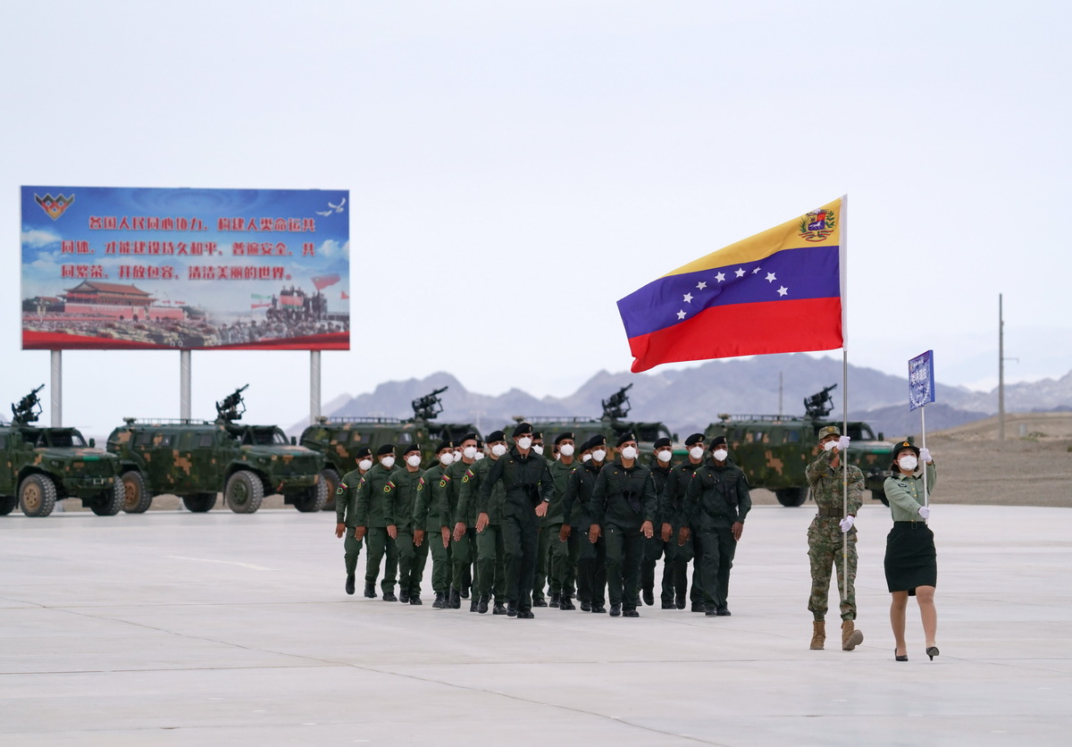 “国际军事比赛-2022”中国库尔勒赛区开幕