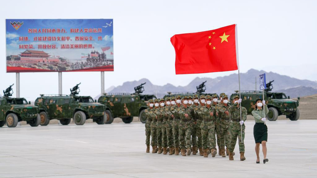 “國際軍事比賽-2022”中國庫爾勒賽區開幕