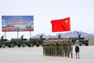 “国际军事比赛-2022”中国库尔勒赛区开幕