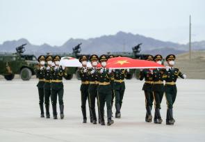 “国际军事比赛-2022”中国库尔勒赛区开幕