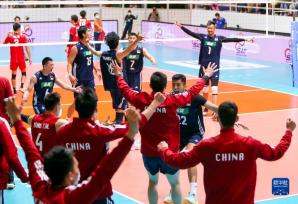男排亚洲杯：中国队夺冠