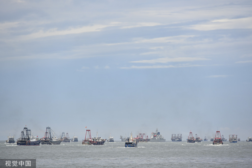 南海开渔 广东闸坡渔港千帆竞发