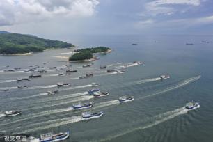 南海开渔 广东闸坡渔港千帆竞发