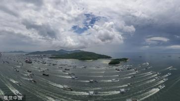 南海开渔 广东闸坡渔港千帆竞发