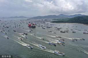 南海开渔 广东闸坡渔港千帆竞发