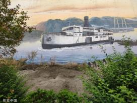 重庆街头现上万平方米巨幅3D壁画