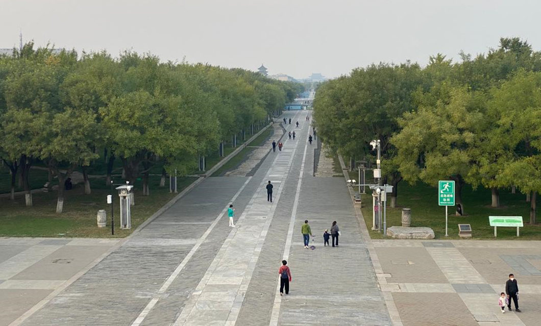 境内外记者参观采访北京中轴线