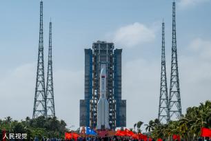 梦天实验舱舱箭组合体转运至发射区 近日将择机实施发射