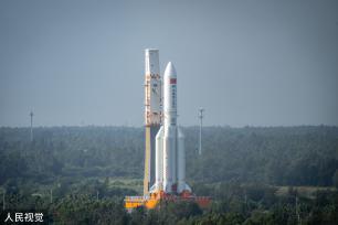 梦天实验舱舱箭组合体转运至发射区 近日将择机实施发射