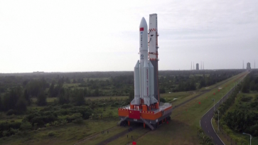 梦天实验舱舱箭组合体转运至发射区 近日将择机实施发射