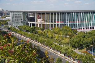 2022第五届进博会开幕倒计时10天 主场馆已全面定妆