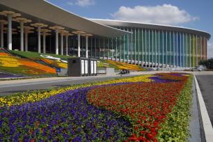 2022第五届进博会开幕倒计时10天 主场馆已全面定妆