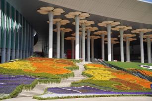 2022第五届进博会开幕倒计时10天 主场馆已全面定妆