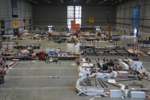 2022第五届进博会开幕倒计时10天 主场馆已全面定妆