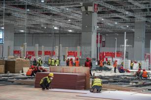 2022第五届进博会开幕倒计时10天 主场馆已全面定妆