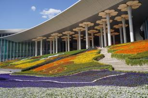 2022第五届进博会开幕倒计时10天 主场馆已全面定妆