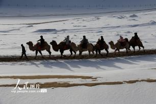 甘肃敦煌：春节临近 旅游升温