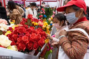 深圳迎春花市开幕 花香带出浓浓“烟火气”